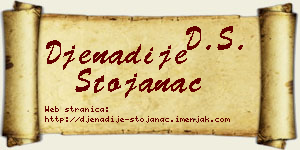 Đenadije Stojanac vizit kartica